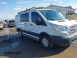 2018 Ford Transit with VIN 1FTYR1ZM6JKB38135, listed as a IAAI auction lot 41536942 with 192,921 mi miles. Bid and sale history available at carsss.com. Image 1.