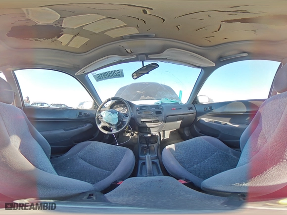 1996 Honda Civic EX with VIN 1HGEJ8240TL045820, listed as a Copart auction lot 52050915 with 239,335 mi miles and Salvage Title. Bid and sale history available at carsss.com. Image 12.