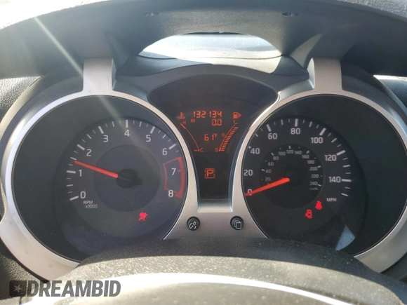 2011 Nissan Juke SL with VIN JN8AF5MV0BT026836, listed as a Copart auction lot 54738395 with 132,134 mi miles and Salvage Title. Bid and sale history available at DreamBid. Image 9.