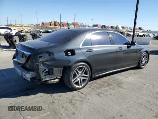 2020 Mercedes-Benz S-Class S 560 with VIN WDDUG8DB0LA516015, listed as a Copart auction lot 79320884 with 104,844 mi miles and Salvage Title. Bid and sale history available at carsss.com. Image 3.