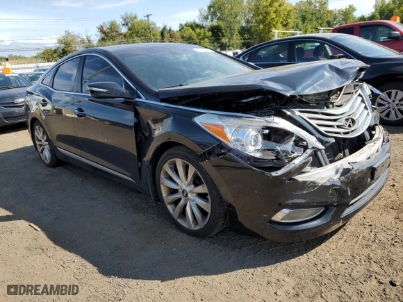 2012 Hyundai Azera with VIN KMHFH4JGXCA179583, listed as a Copart auction lot 72404454 with 68,360 mi miles and Salvage Title. Bid and sale history available at carsss.com. Image 4.