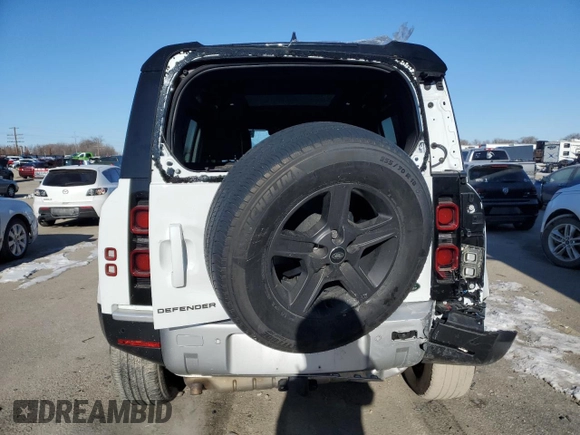 2023 Land Rover Defender S z VIN SALEJ7EXXP2124365, wystawiony jako Copart lot #44719545 z przebiegiem 19 299 mil mil oraz Szkoda całkowita • Salvage title. Historia ofert i sprzedaży dostępna na DreamBid. Obrazek 6.