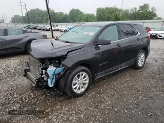 2019 Chevrolet Equinox LT z VIN 2GNAXKEV1K6125686, wystawiony jako Copart lot #58724975 z przebiegiem 60 158 mil mil oraz Szkoda całkowita • Salvage title. Historia ofert i sprzedaży dostępna na DreamBid. Obrazek 1.