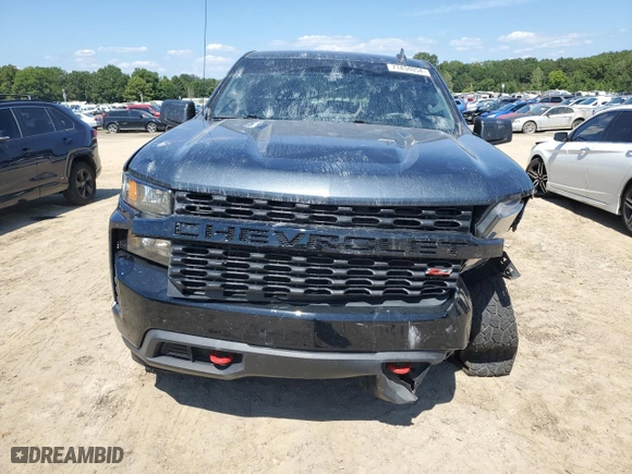 2020 Chevrolet Silverado 1500 Custom Trail Boss with VIN 1GCRYCEF4LZ264434, listed as a Copart auction lot 71434054 with 70,496 mi miles and Salvage Title. Bid and sale history available at carsss.com. Image 5.