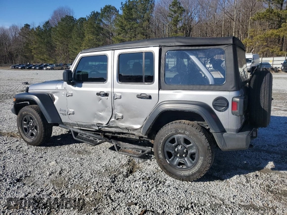 2020 Jeep Wrangler Unlimited Sport with VIN 1C4HJXDM1LW248717, listed as a Copart auction lot 42967745 with 50,496 mi miles and Salvage title. Bid and sale history available at DreamBid. Image 2.