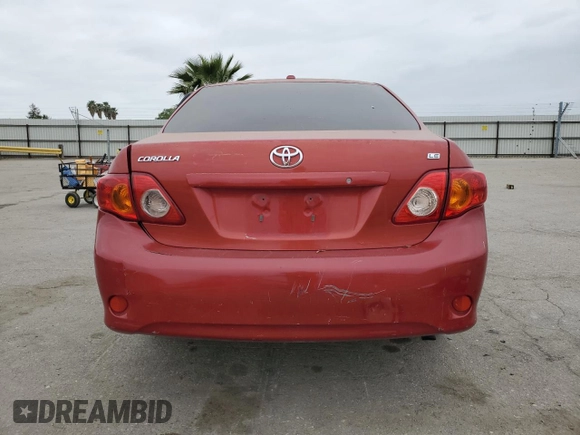 2010 Toyota Corolla with VIN JTDBU4EE8A9112597, listed as a Copart auction lot 53513385 with 177,969 mi miles and Salvage Title. Bid and sale history available at DreamBid. Image 6.