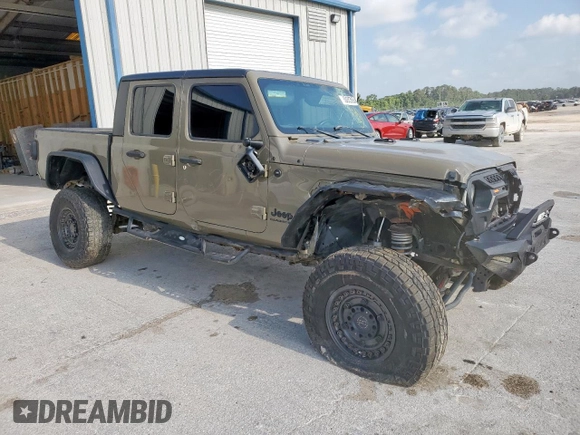 2020 Jeep Gladiator Sport S z VIN 1C6HJTAG0LL168969, wystawiony jako Copart lot #59283365 z przebiegiem 67 810 mil mil oraz Szkoda całkowita • Salvage title. Historia ofert i sprzedaży dostępna na DreamBid. Obrazek 4.