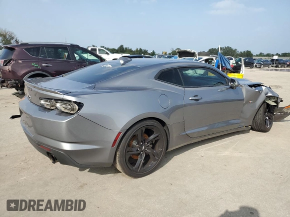 2019 Chevrolet Camaro 2LT with VIN 1G1FD1RXXK0147605, listed as a Copart auction lot 70651723 with 0 mi miles. Bid and sale history available at carsss.com. Image 3.