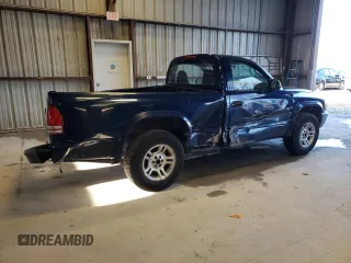 2004 Dodge Dakota with VIN 1D7FL16K34S535016, listed as a Copart auction lot 50445804 with 215,635 mi miles and Salvage Title. Bid and sale history available at carsss.com. Image 3.