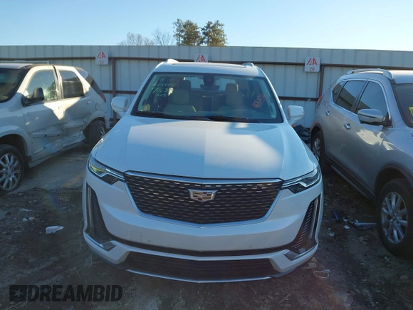 2020 Cadillac XT6 FWD Premium Luxury with VIN 1GYKPCRSXLZ207533, listed as a IAAI auction lot 41359744 with 81,689 mi miles. Bid and sale history available at carsss.com. Image 12.