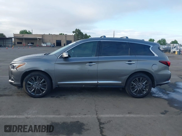 2019 Infiniti QX60 Pure z VIN 5N1DL0MN7KC522605, wystawiony jako IAAI lot #42257708 z przebiegiem 60 357 mil mil oraz . Historia ofert i sprzedaży dostępna na DreamBid. Obrazek 14.