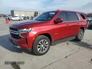2021 Chevrolet Tahoe LS with VIN 1GNSCMKD6MR423990, listed as a Copart auction lot 42576475 with 44,908 mi miles and Clean title. Bid and sale history available at DreamBid. Image 1.
