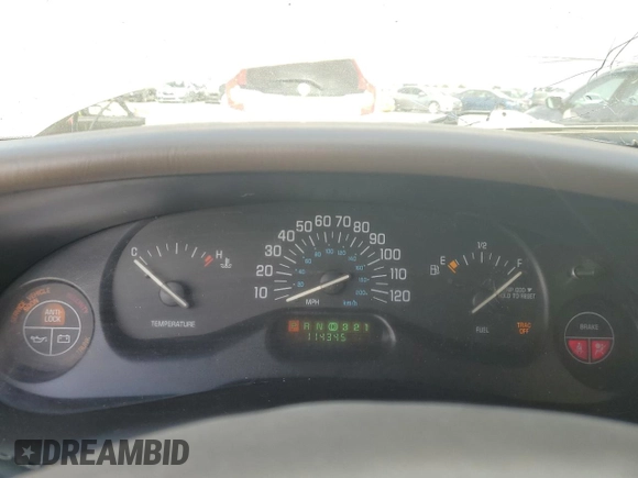 2001 Buick Century Custom with VIN 2G4WS52J511168032, listed as a Copart auction lot 75267664 with 114,345 mi miles and Salvage Title. Bid and sale history available at carsss.com. Image 9.