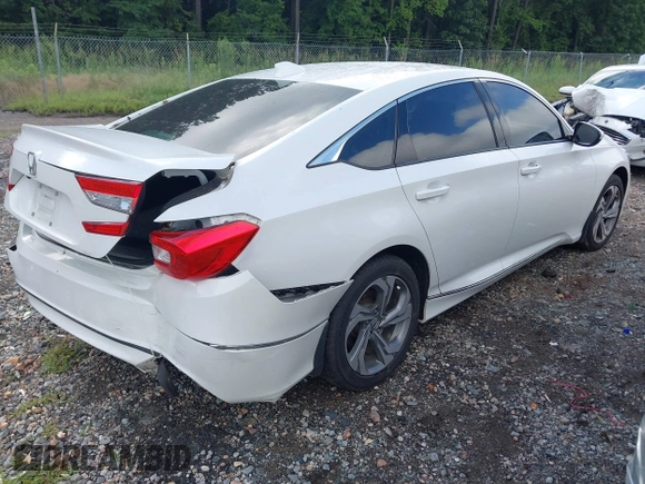 2018 Honda Accord EX with VIN 1HGCV1F40JA048593, listed as a IAAI auction lot 42572510 with 144,604 mi miles and . Bid and sale history available at DreamBid. Image 4.