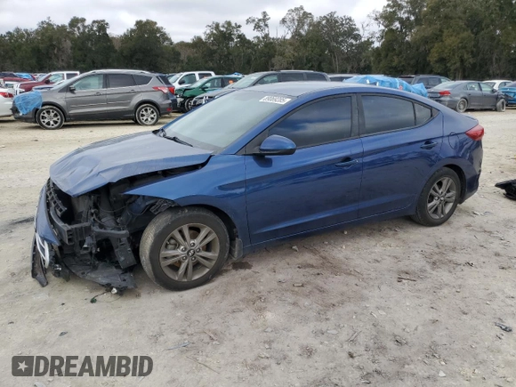 2017 Hyundai Elantra SE with VIN 5NPD84LF8HH105434, listed as a Copart auction lot 89069285 with 124,999 mi miles and Salvage Title. Bid and sale history available at DreamBid. Image 1.