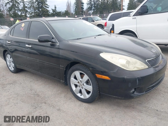 2005 Lexus ES 330 with VIN JTHBA30G755108113, listed as a IAAI auction lot 41831539 with 237,890 mi miles. Bid and sale history available at carsss.com. Image 1.