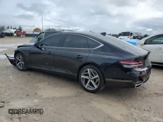 2024 Genesis G80 2.5T with VIN KMTGA4SC6RU227422, listed as a Copart auction lot 74875034 with 14,575 mi miles and Salvage Title. Bid and sale history available at DreamBid. Image 2.
