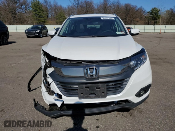 2022 Honda HR-V EX with VIN 3CZRU6H53NM765569, listed as a Copart auction lot 53507074 with 52,180 mi miles and Salvage Title. Bid and sale history available at carsss.com. Image 5.