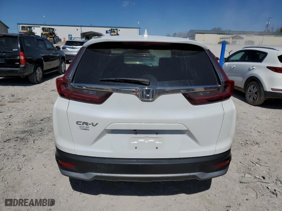 2021 Honda CR-V EX with VIN 7FARW1H59ME000358, listed as a Copart auction lot 50489765 with 61,247 mi miles and Salvage Title. Bid and sale history available at carsss.com. Image 6.