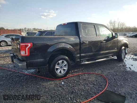 2017 Ford F-150 XL with VIN 1FTEW1CG9HFB34923, listed as a Copart auction lot 48491175 with 163,050 mi miles and Salvage Title. Bid and sale history available at DreamBid. Image 3.