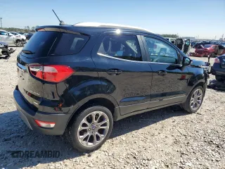 2019 Ford EcoSport Titanium z VIN MAJ3S2KE8KC278227, wystawiony jako Copart lot #46604965 z przebiegiem 59 390 mil mil oraz Czysty tytuł • Clean title. Historia ofert i sprzedaży dostępna na DreamBid. Obrazek 3.