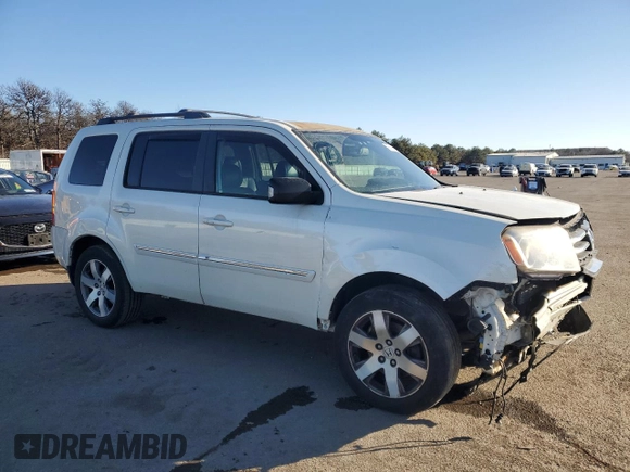 2014 Honda Pilot Touring with VIN 5FNYF4H90EB045332, listed as a Copart auction lot 42993945 with 120,248 mi miles and Salvage Title. Bid and sale history available at DreamBid. Image 4.