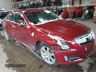 2014 Cadillac ATS Premium with VIN 1G6AE5S39E0111344, listed as a IAAI auction lot 41236449 with 175,164 mi miles. Bid and sale history available at carsss.com. Image 1.