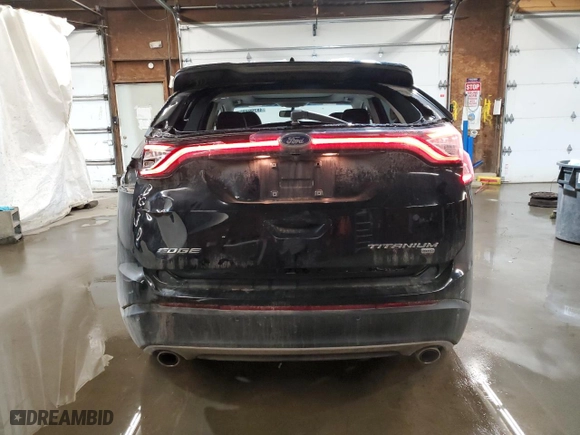 2017 Ford Edge Titanium with VIN 2FMPK4K88HBC48148, listed as a Copart auction lot 48799735 with 97,786 mi miles and Salvage Title. Bid and sale history available at carsss.com. Image 6.
