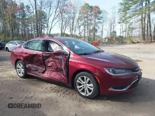 2015 Chrysler 200 Limited with VIN 1C3CCCAB6FN741128, listed as a IAAI auction lot 41933248 with 205,253 mi miles. Bid and sale history available at carsss.com. Image 6.