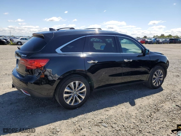2014 Acura MDX Tech Pkg with VIN 5FRYD3H47EB020463, listed as a Copart auction lot 51663435 with 181,280 mi miles and Clean Title. Bid and sale history available at carsss.com. Image 3.