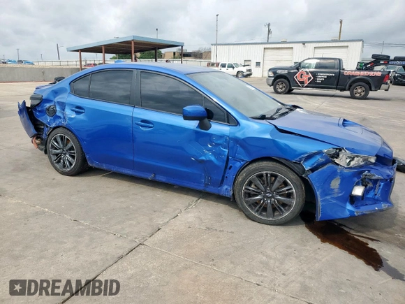 2021 Subaru WRX with VIN JF1VA1A6XM9801232, listed as a Copart auction lot 54597175 with 73,780 mi miles and Salvage title. Bid and sale history available at DreamBid. Image 4.