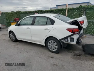 2021 Kia Rio LX with VIN 3KPA24AD8ME394027, listed as a Copart auction lot 58322134 with 37,177 mi miles and Salvage Title. Bid and sale history available at carsss.com. Image 2.