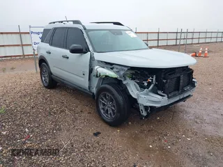 2023 Ford Bronco Sport Big Bend with VIN 3FMCR9B64PRE15885, listed as a IAAI auction lot 42348529 with 13,363 mi miles and . Bid and sale history available at DreamBid. Image 1.