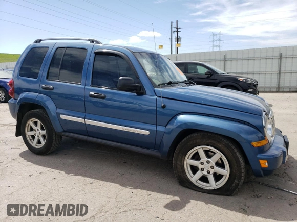 2006 Jeep Liberty Limited z VIN 1J4GL58K16W164947, wystawiony jako Copart lot #57055255 z przebiegiem Nie podano mil oraz Szkoda całkowita • Salvage title. Historia ofert i sprzedaży dostępna na DreamBid. Obrazek 4.