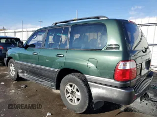 1999 Lexus LX 470 z VIN JT6HT00W0X0069481, wystawiony jako Copart lot #43588185 z przebiegiem 297 554 mil mil oraz Szkoda całkowita • Salvage title. Historia ofert i sprzedaży dostępna na DreamBid. Obrazek 2.