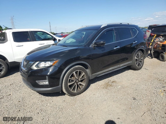 2019 Nissan Rogue SL with VIN 5N1AT2MT7KC761052, listed as a Copart auction lot 51003915 with 108,797 mi miles and Non Repairable. Bid and sale history available at carsss.com. Image 1.