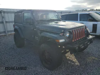 2018 Jeep Wrangler Sport with VIN 1C4GJXAG1JW219516, listed as a Copart auction lot 85608774 with 89,488 mi miles and Salvage Title. Bid and sale history available at DreamBid. Image 4.