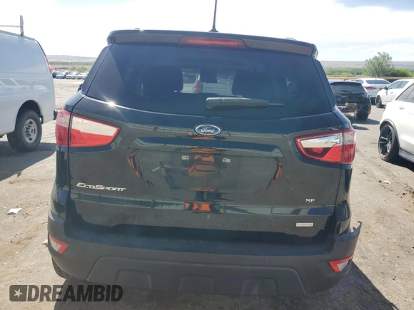 2019 Ford EcoSport SE z VIN MAJ3S2GE0KC261589, wystawiony jako Copart lot #54852045 z przebiegiem 44 452 mil mil oraz Szkody całkowita. Historia ofert i sprzedaży dostępna na DreamBid. Obrazek 6.