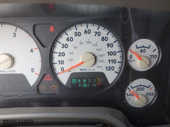 2006 Dodge Ram 2500 SLT with VIN 1D7KS28C66J133092, listed as a Copart auction lot 54541285 with 118,218 mi miles and Salvage Title. Bid and sale history available at carsss.com. Image 9.
