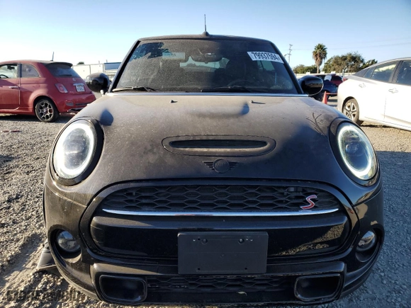 2021 MINI Convertible Cooper S with VIN WMWWJ5C02M3M20151, listed as a Copart auction lot 79937594 with NaN miles and Salvage Title. Bid and sale history available at carsss.com. Image 5.
