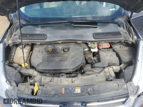 2013 Ford Escape SEL с VIN 1FMCU9H91DUD38428, выставлен на аукционе Copart как лот 57466025 с пробегом 106 858 миль миль и Списание • Salvage title. История ставок и продаж доступна на DreamBid. Изображение 12.