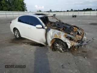 2015 Infiniti Q40 with VIN JN1CV6AR3FM522706, listed as a Copart auction lot 73102854 with 0 mi miles and Salvage Title. Bid and sale history available at carsss.com. Image 4.