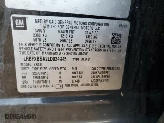 2020 Buick Envision Preferred with VIN LRBFXBSA2LD034945, listed as a Copart auction lot 50832995 with 90,840 mi miles and Non Repairable. Bid and sale history available at carsss.com. Image 15.