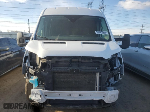 2023 Ford Transit Cargo with VIN 1FTBR1C87PKB90898, listed as a Copart auction lot 89085905 with 53,249 mi miles and Salvage Title. Bid and sale history available at carsss.com. Image 5.