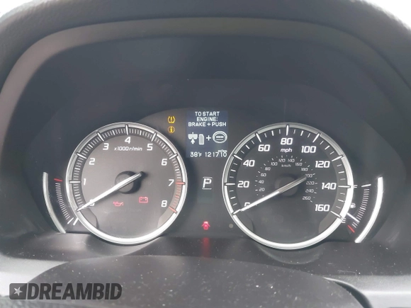 2015 Acura TLX with VIN 19UUB1F3XFA006489, listed as a IAAI auction lot 41352507 with 121,710 mi miles. Bid and sale history available at carsss.com. Image 7.