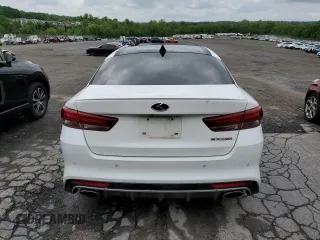2017 Kia Optima SX with VIN 5XXGW4L20HG127312, listed as a Copart auction lot 56904675 with 116,876 mi miles and Salvage title. Bid and sale history available at DreamBid. Image 6.