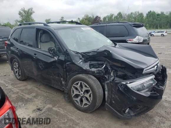 2021 Subaru Forester Premium z VIN JF2SKAJC1MH457264, wystawiony jako Copart lot #59688295 z przebiegiem 34 132 mil mil oraz Szkoda całkowita • Salvage title. Historia ofert i sprzedaży dostępna na DreamBid. Obrazek 4.