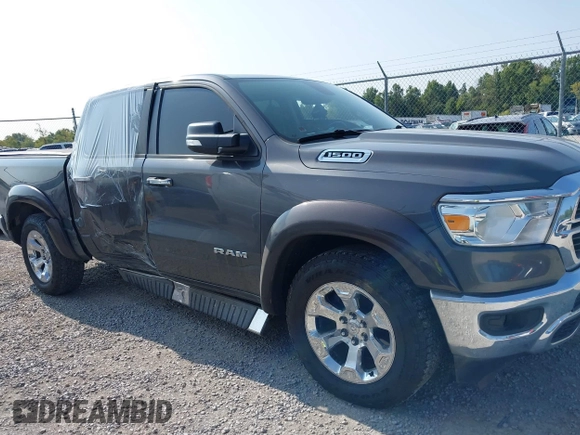 2019 Ram 1500 Big Horn/Lone Star with VIN 1C6RRFFG7KN817399, listed as a IAAI auction lot 40296231 with 63,708 mi miles. Bid and sale history available at carsss.com. Image 13.