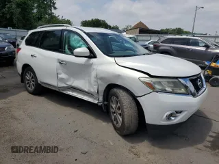 2014 Nissan Pathfinder SL with VIN 5N1AR2MM2EC662215, listed as a Copart auction lot 61198205 with 152,409 mi miles and Salvage title. Bid and sale history available at DreamBid. Image 4.