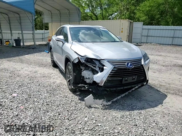 2016 Lexus RX 450h with VIN 2T2BGMCA3GC006421, listed as a Copart auction lot 51910465 with 86,465 mi miles and Salvage Title. Bid and sale history available at DreamBid. Image 12.